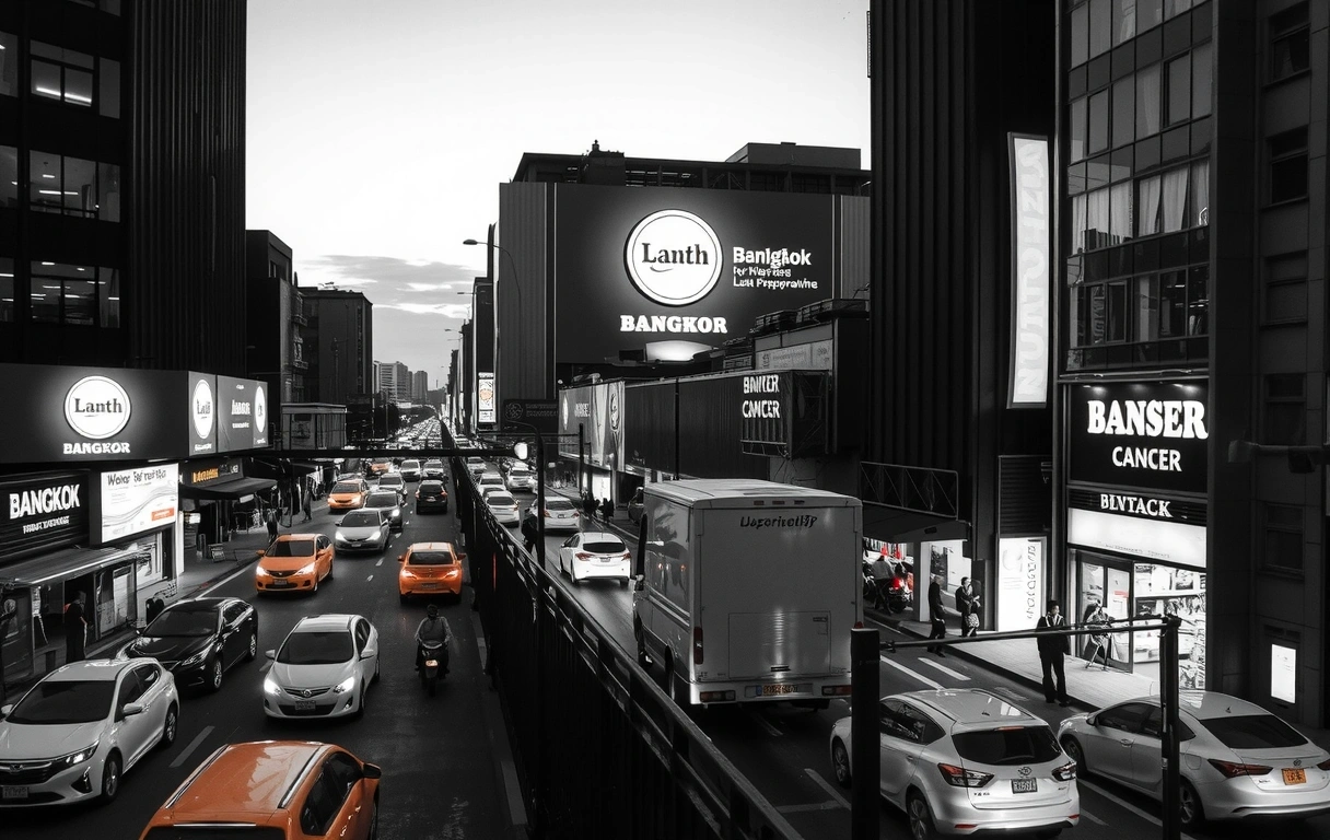 Bangkok commercial landscape